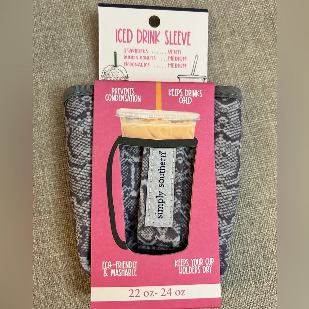 Simply Southern iced drink sleeve